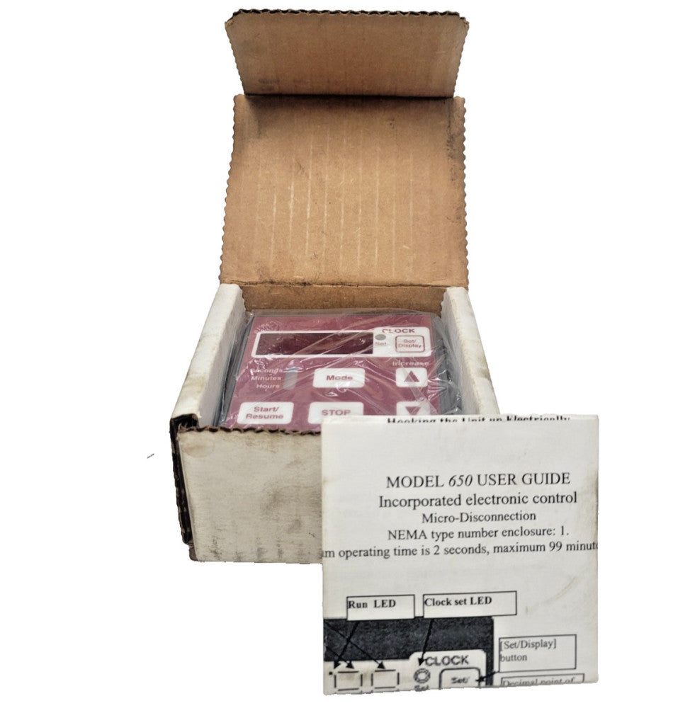 DIEHL 0-99 MINUTE TIME SWITCH 6PY50, TA4180-A, ELECTRONIC INTERVAL TIMER
