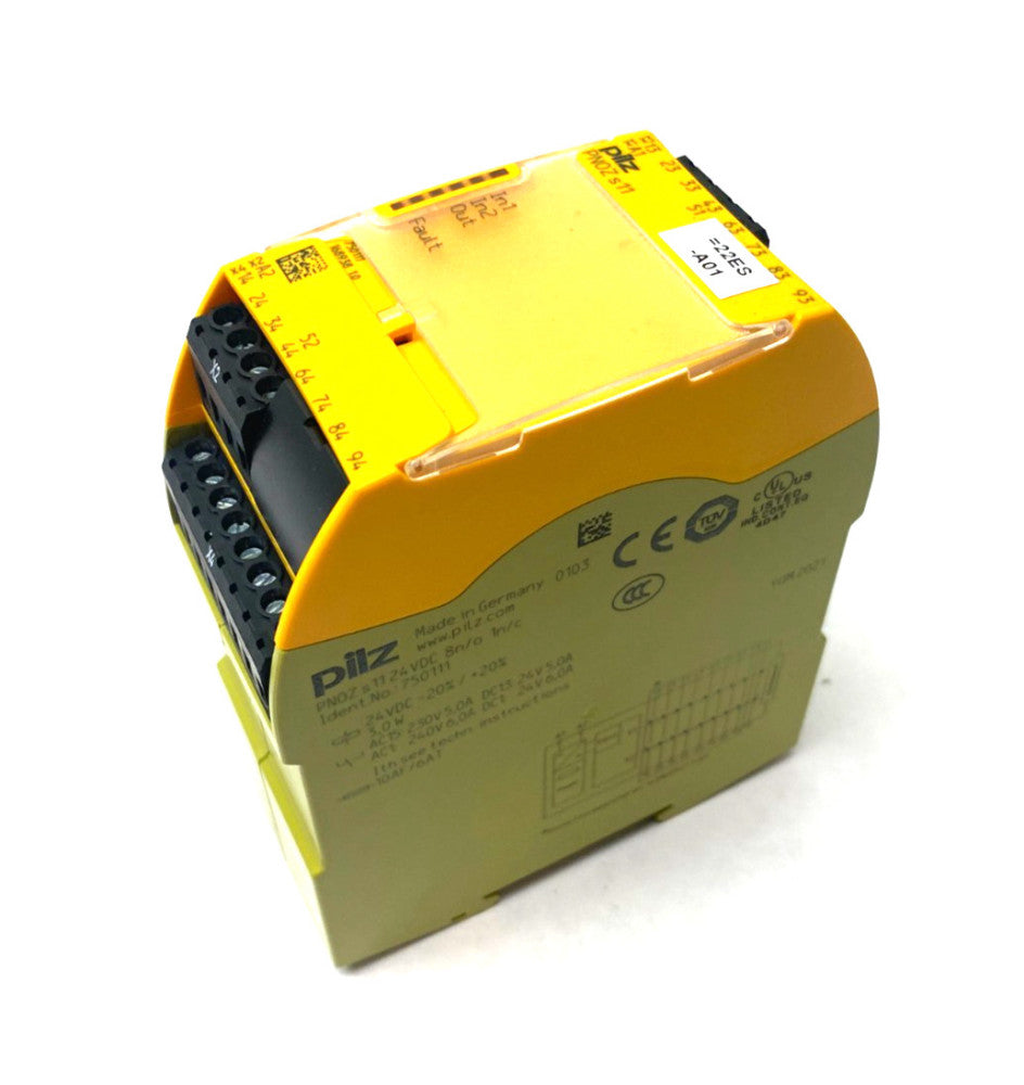 Pilz 750111 Sigma Contact Expansion Safety Relay PNOZ s11 24VDC 8 n/o 1 n/c