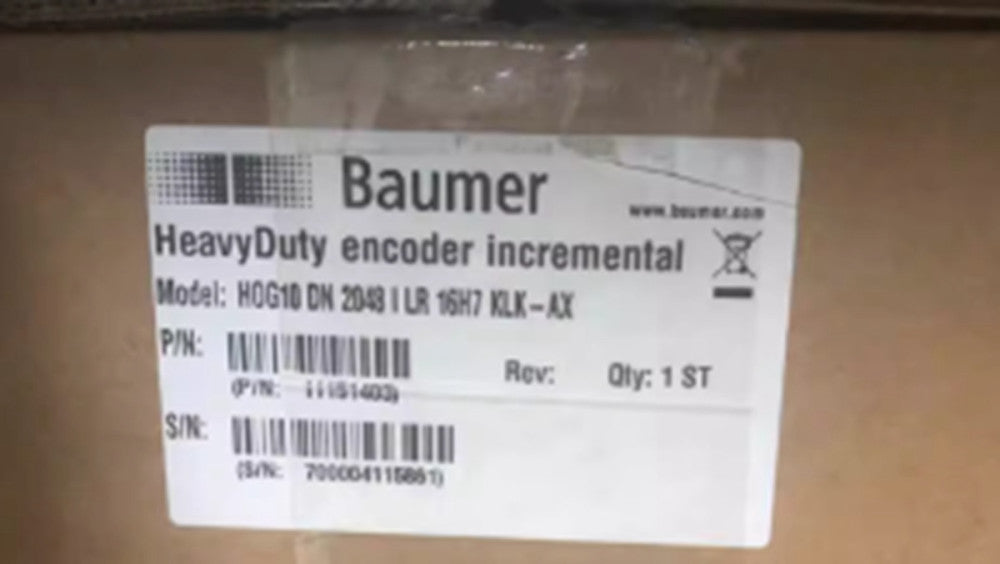 One Brand New Baumer Encoder HOG10 DN 2048 I SR 16H7 KLK-AX
