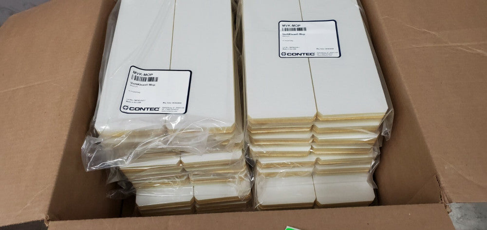 Case of 32 Contec Vertiklean Medium Mop Heads MVK-MOP (8-4 Pak’s) [E4S2]
