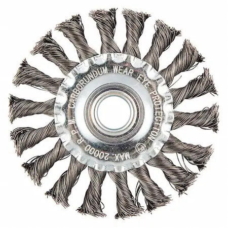 Zoro Select 66254443306 Wire Wheel Brush,0.014" Dia. Wire