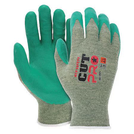 Mcr Safety 9813Nfm Coated Gloves, Cut Level A6 ,Dipped ,Foam Nitrile ,Sandy ,M