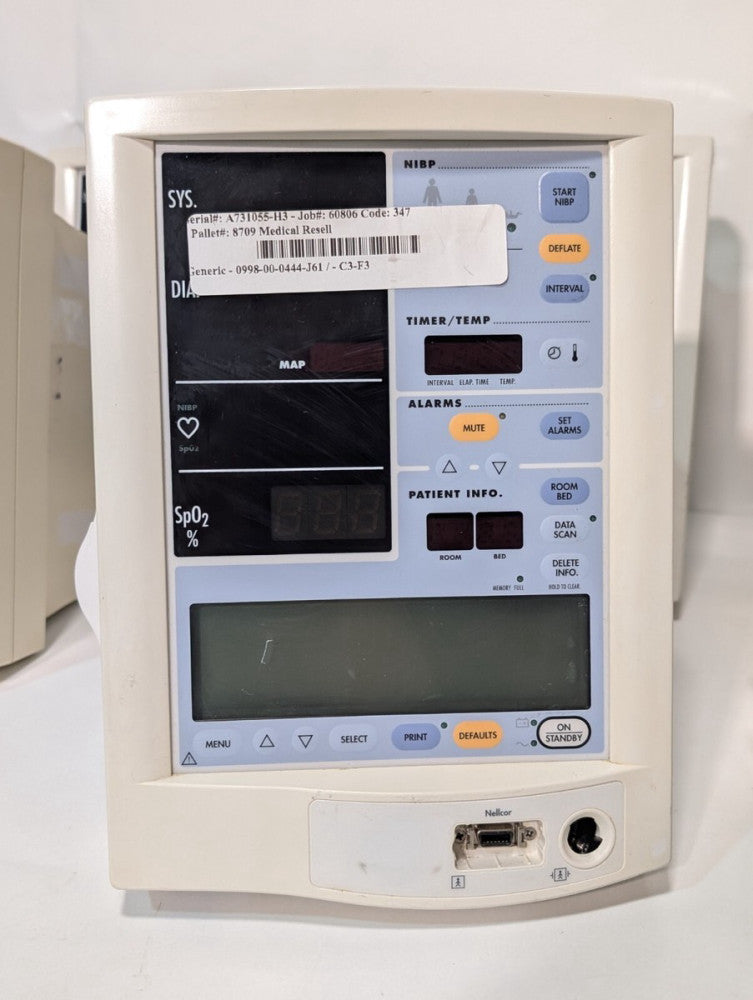 Mindray Datascope Accutorr Plus Model 0998-00-0444 Vital Signs Monitor