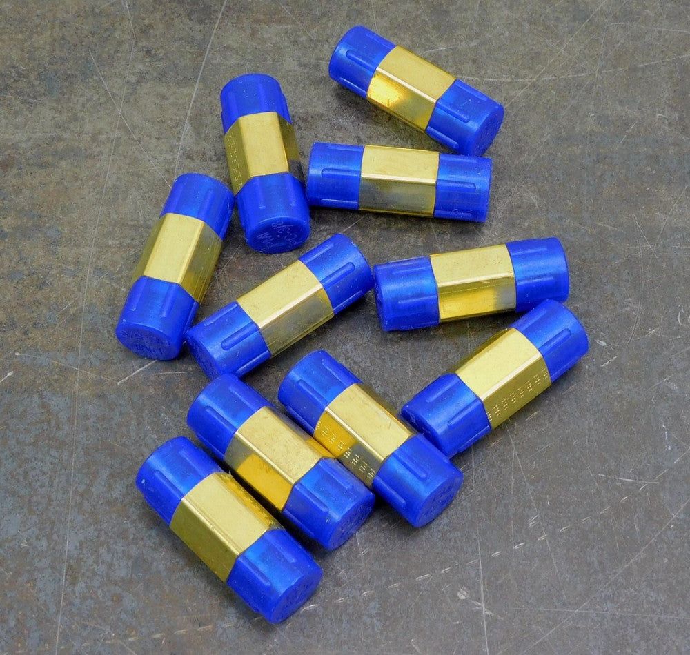 Parker Brass Hex Nipple Fitting 3/8" x 3/8" NPT Lot of Ten (10)