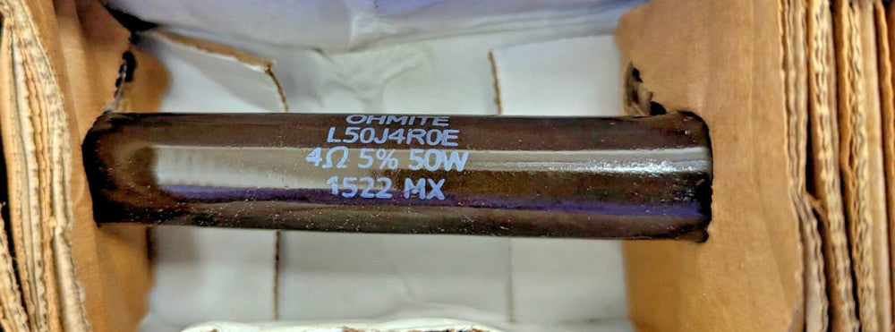 Ohmite, 4Ω 50W Wire Wound Chassis Mount Resistor L50J4R0E ±5% [A5B1]