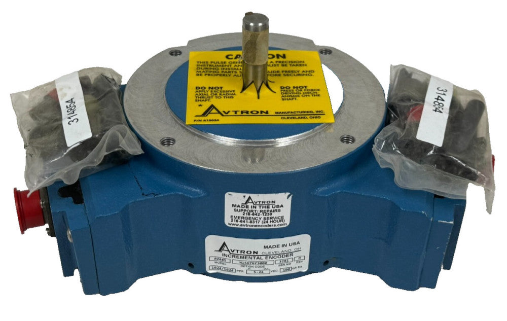 NEW AVTRON AV485-N1S6Y6Y3000 INCREMENTAL ENCODER 1024/1024PPR 5-24VDC 100mA