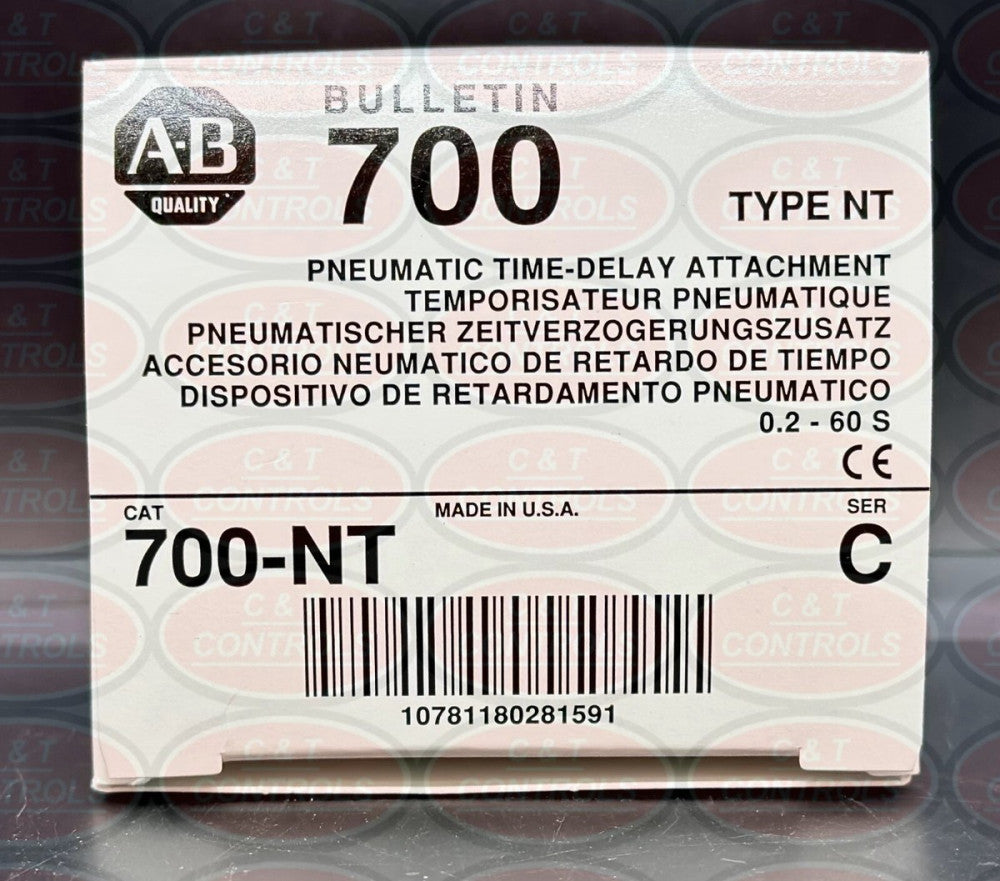 Allen Bradley 700-NT Pneumatic Time Delay New In Box USA Stock
