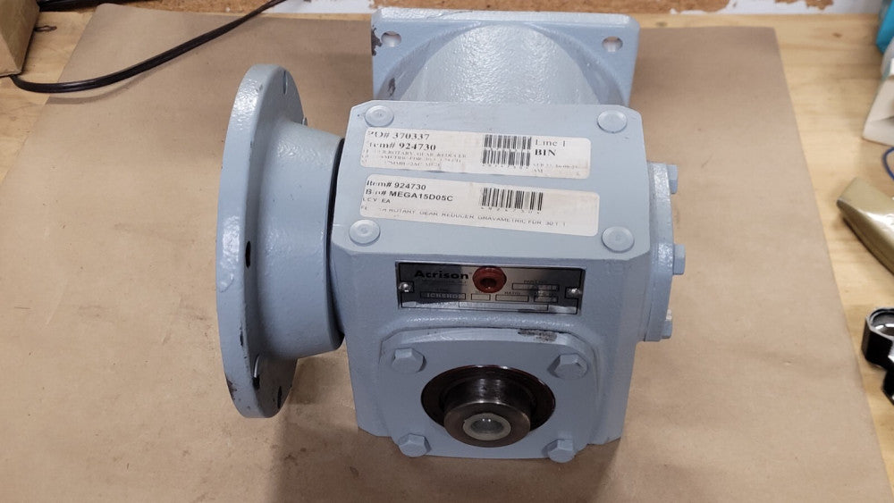 Acrison Type ICHSHOF 207-1569 Right Angle Gear Reducer Size 18 Ratio: 30