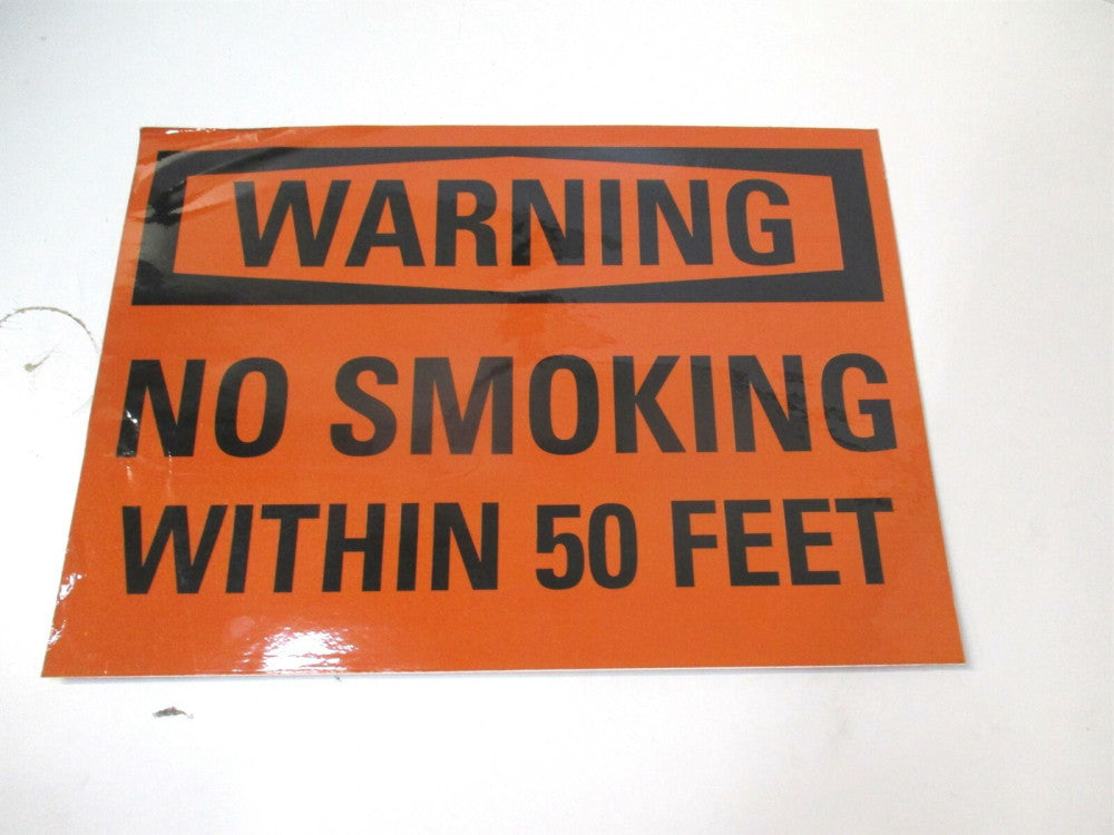 Lyle (U6-1175-RD_14X10) 10" x 14" No Smoking and Smoking Area Warning Sign 