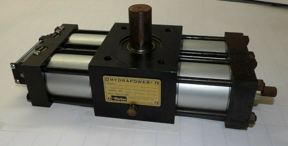 PARKER HYDRAPOWER AIR / OIL ROTARY ACTUATOR 2" BORE 250 PSI PTR206-060E-AB23-C