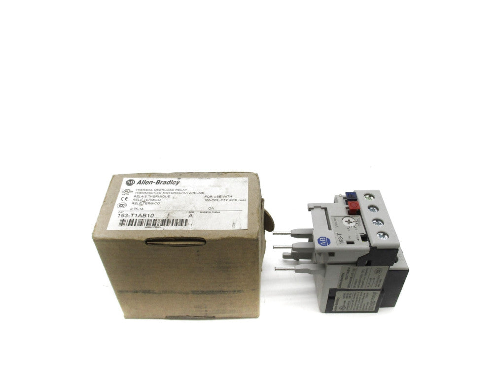 ALLEN BRADLEY 193-T1AB10 SER. A 690V 0.75-1A (BR/WH) NSMP