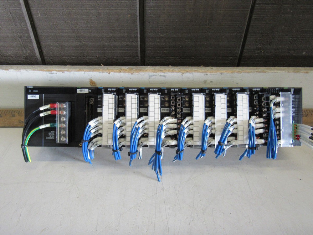 OMRON SYSMAC TEMPERATURE CONTROL SYSTEM CJ1W-PA205R TC004 OD212 SRM21 XLNT USED