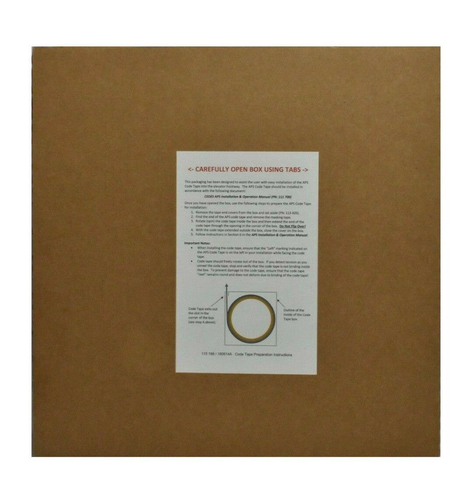 Cedes Elevator Shaft Absolute Positioning System APS Code Tape, 10m