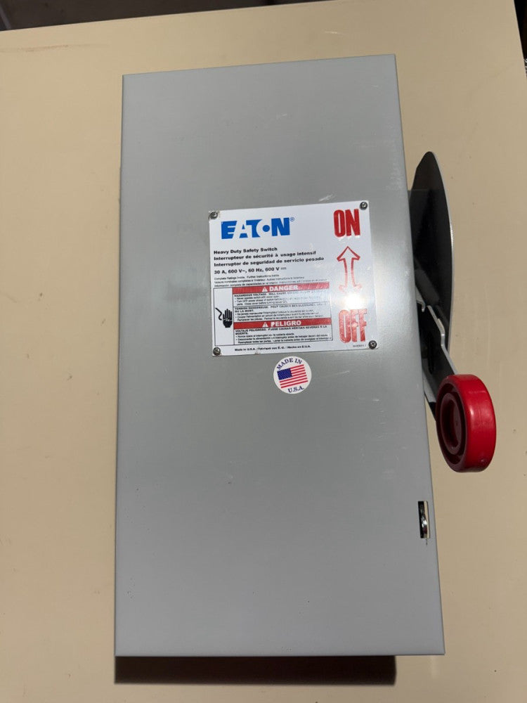 Eaton DH261UGK 600V 2-Pole 30 Amp Heavy Duty Safety Switch Type 1 Enclosure