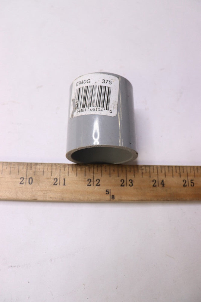 Standard Coupling Schedule 40 PVC Gray 1 1/4-In x 2 1/8-In L E940G