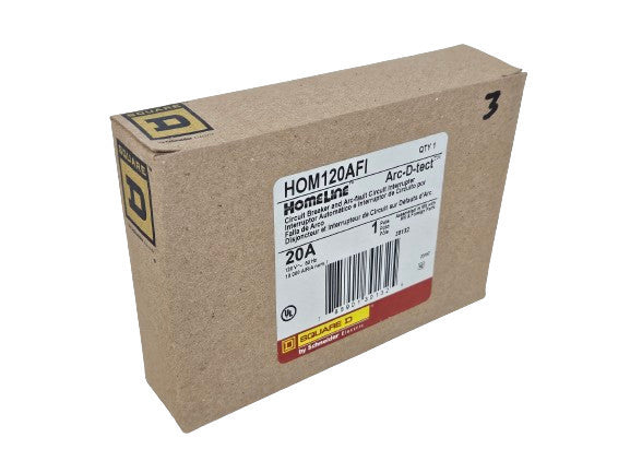 Square D HOM120AFI 20A 120V Arc Fault Circuit Breaker Sacramento