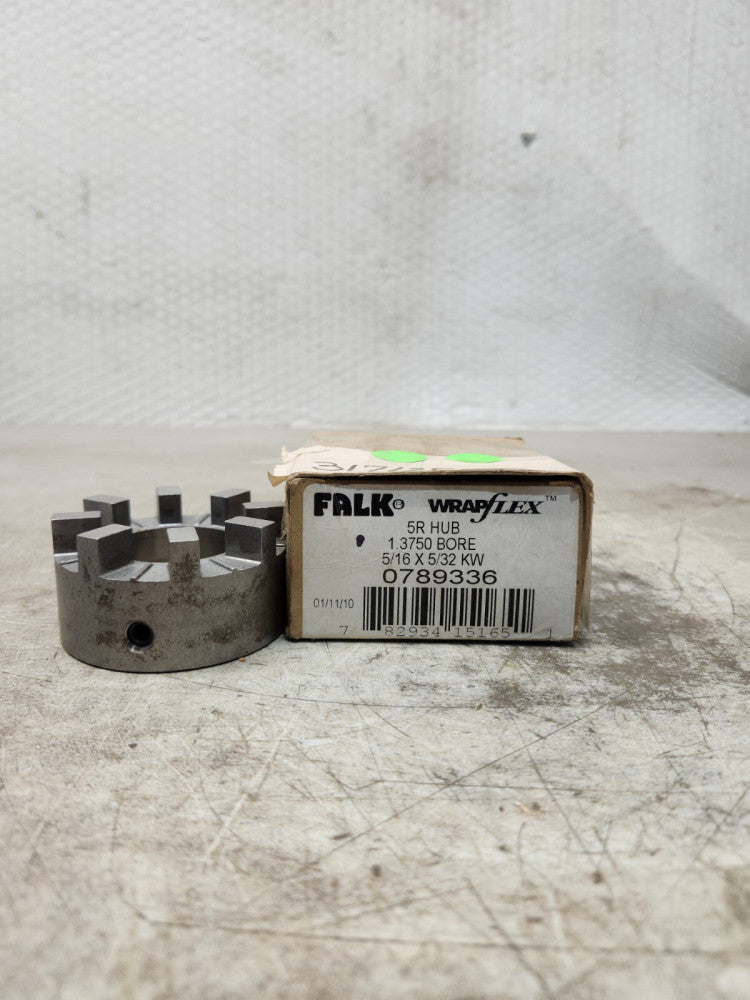 NEW IN BOX FALK WRAPFLEX 5R PM HSB 1.3750''Jaw Coupling Hub 0789336