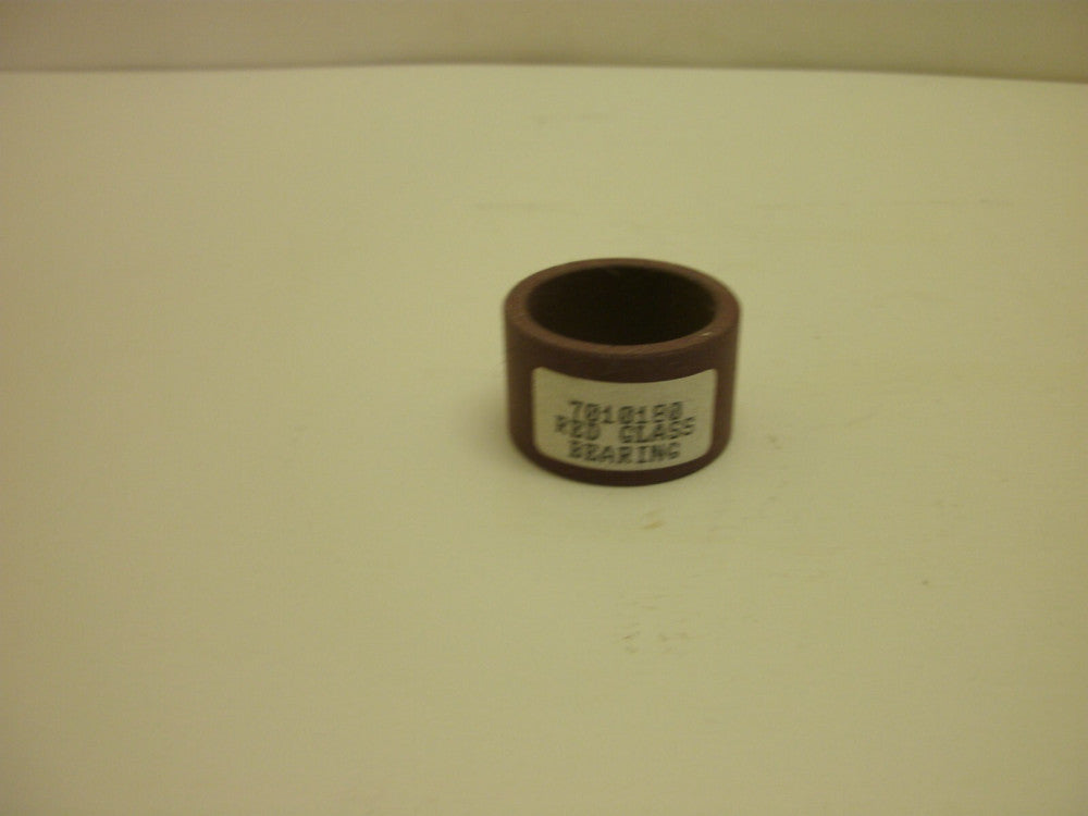 RED GLASS BEARING 7010180 BEARING/BUSHING 1-1/4" OD X 1" ID X 1/8" THICK NNB