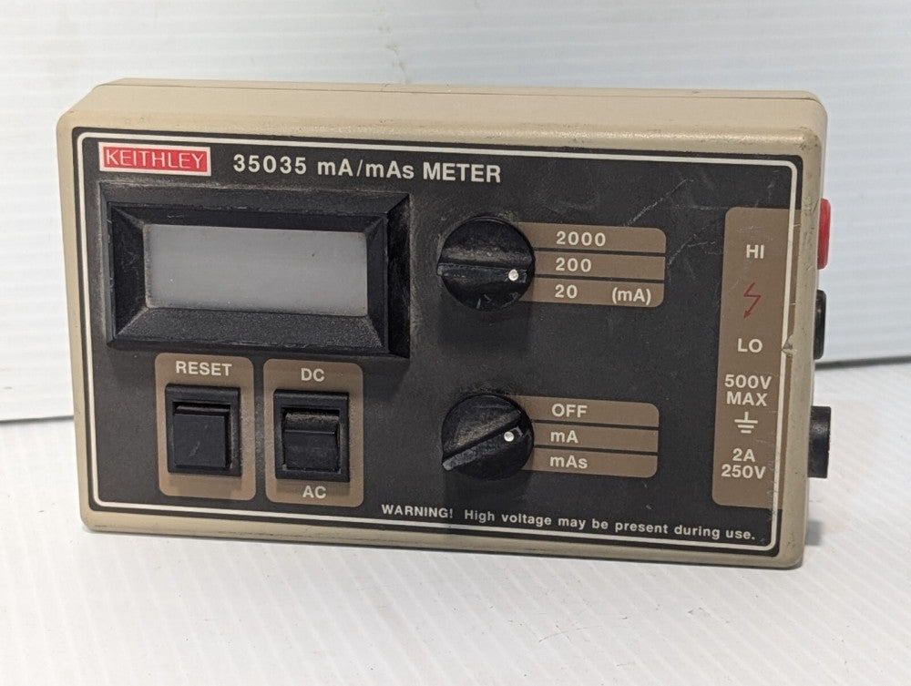 Keithley 35035 mA/mAs x-ray, meter calibration, tester, made in USA, free ship.