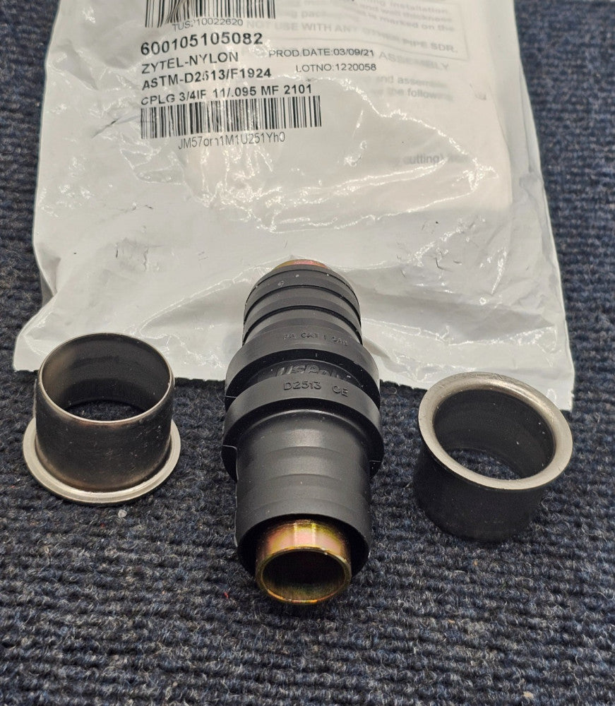 (QTY 5) JM Eagle 600105105082: Mechanical Fitting Coupling 3/4" IP 11/.095 Wall
