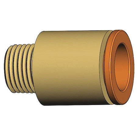 Smc Kq2s11-34As Hex Socket Head Male Adapter, Push-To-Connect X Mnpt, 3/8 In