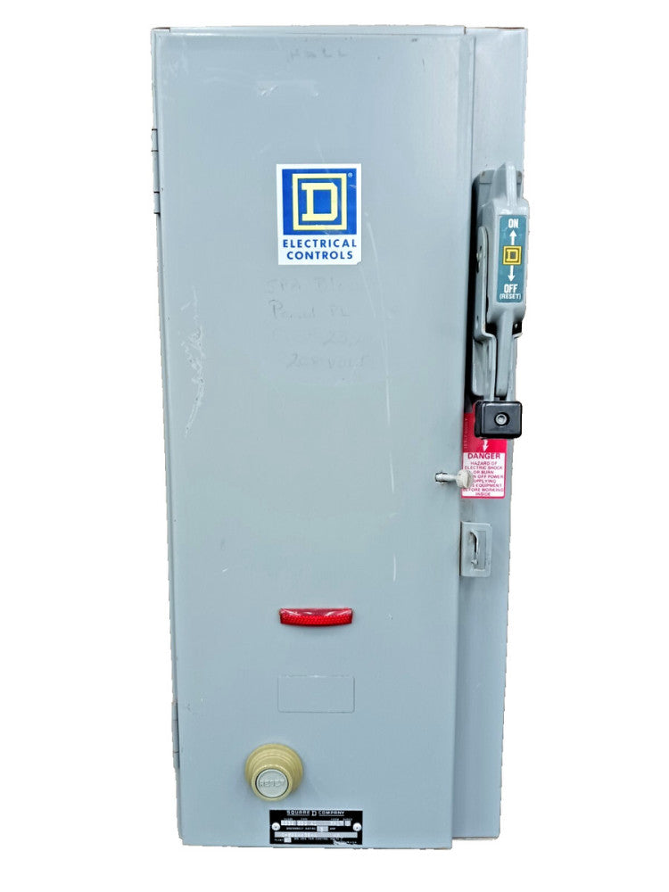 Square D Size 0 Combination Starter 1 Phase 120V Coil 8539SBG41 w/ 20A Breaker