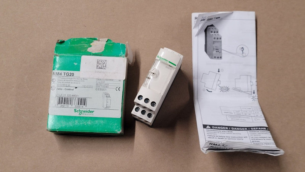 Schneider Electric RM4 TG20 3-phase Voltage Monitoring Relay
