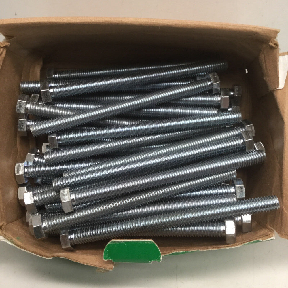 HILLMAN 3/8"-16, Hex Head Cap Screw, 5” Fastener Length Grade 2, Steel, (50PK)