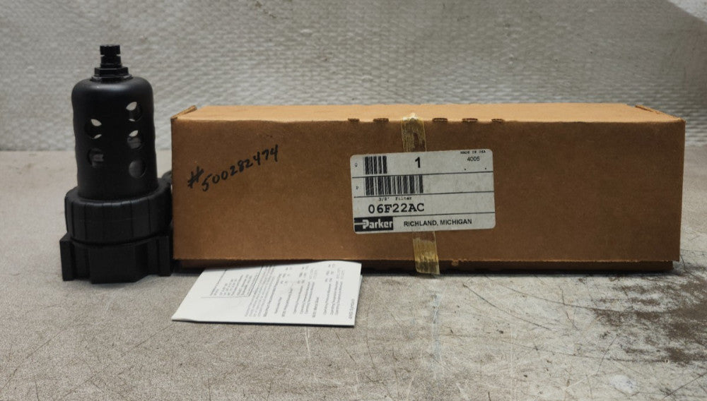 NEW IN BOX PARKER PNEUMATIC 3/8" FILTER 06F22AC