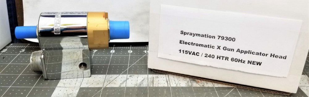 Spraymation 79300 Electromatic X Gun Hot Melt Applicator Head 115VAC 60Hz [B3B3]
