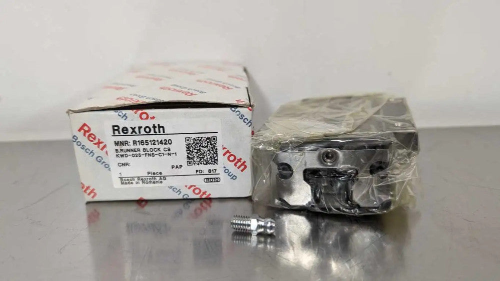 Rexroth R165121420 Roller Runner Block Carriage KWD-025-FNS-C1-N-1 Linear Bearin