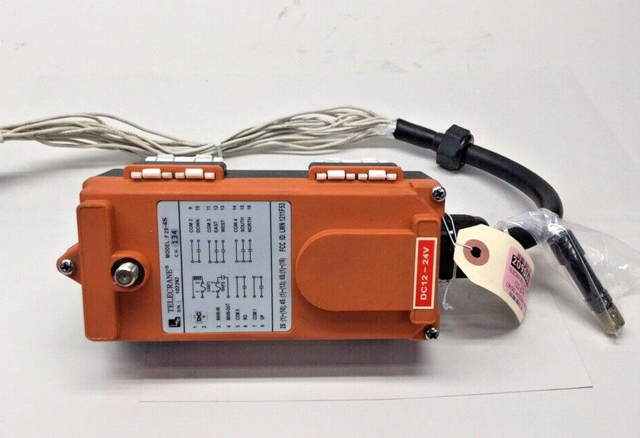 Telecrane F25-4S-TR Used Crane Control Radio Transmitter DC12-24V