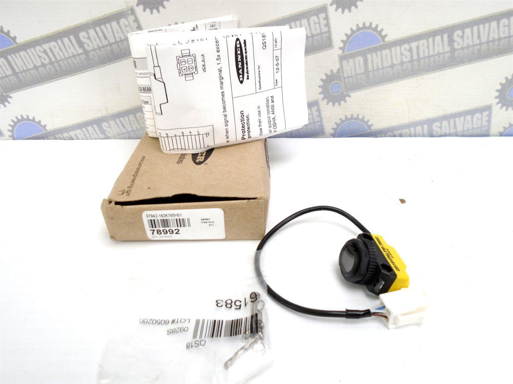BANNER - QS18VP6LPW-78992 - Photoelectric Sensor 10-30V DC -QS18VPLP 3500mm -NEW
