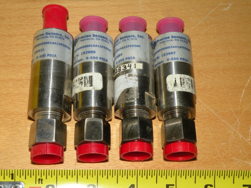  PRECISE SENSORS INC 65500050001AA15FE03A0  RANGE 0-500 PSIA 