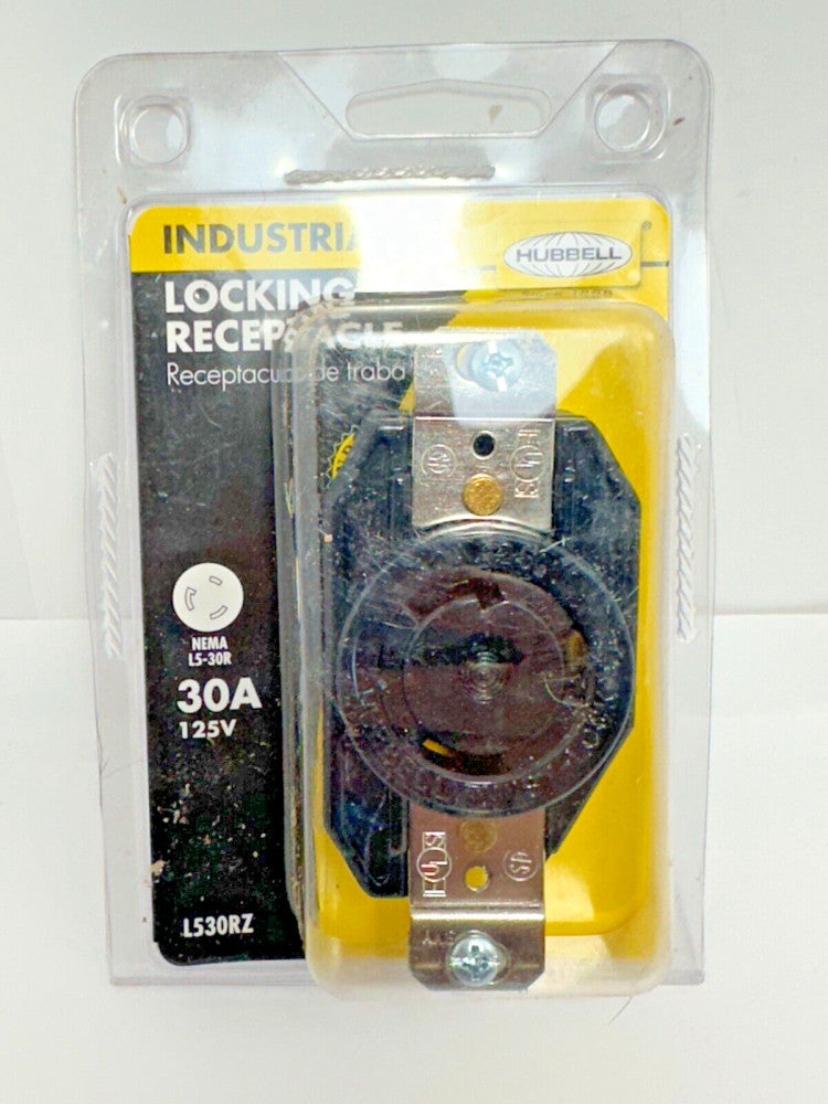 Hubbell L530RZ Industrial Locking Receptacle NEMA L5-30R 30A 125V