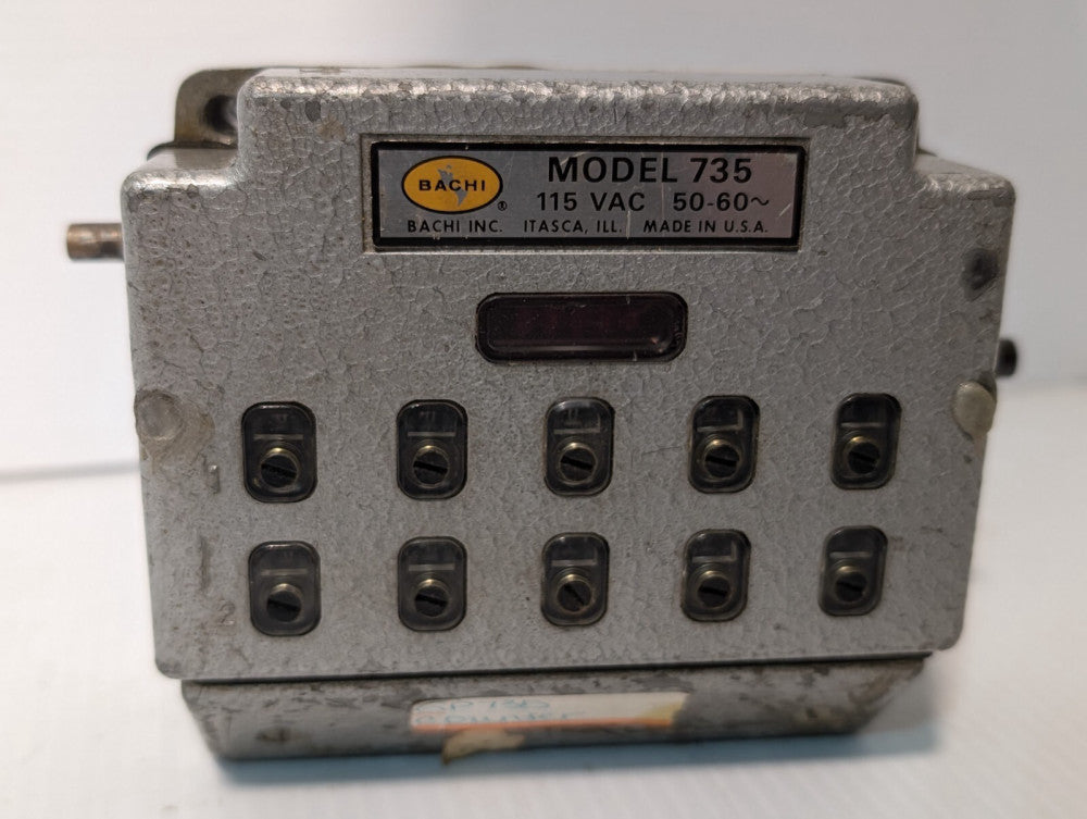 Bachi Model 735 Timer, 115V @ 50-60Mhz