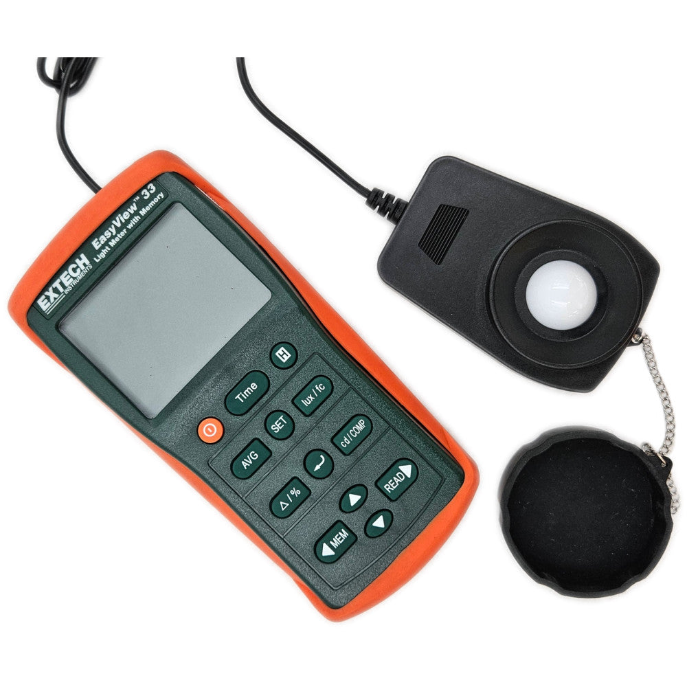 Extech EasyView 33, Light Meter w/ Memory EA33