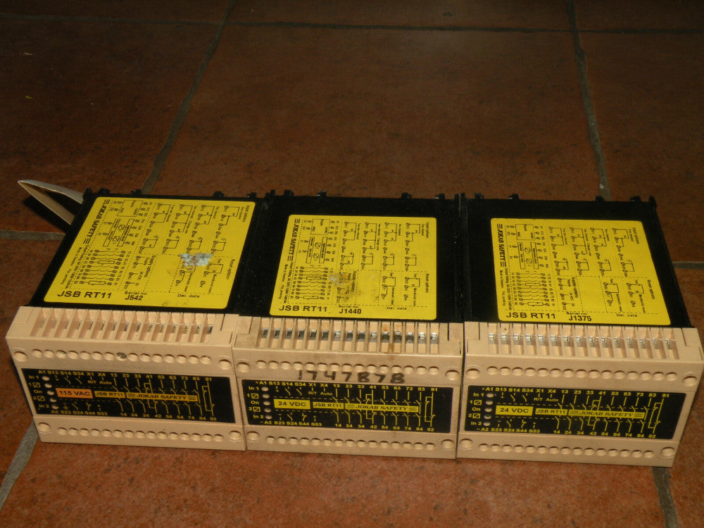 (1) Jokab JSB RT11 Safety Relay GUARANTEED
