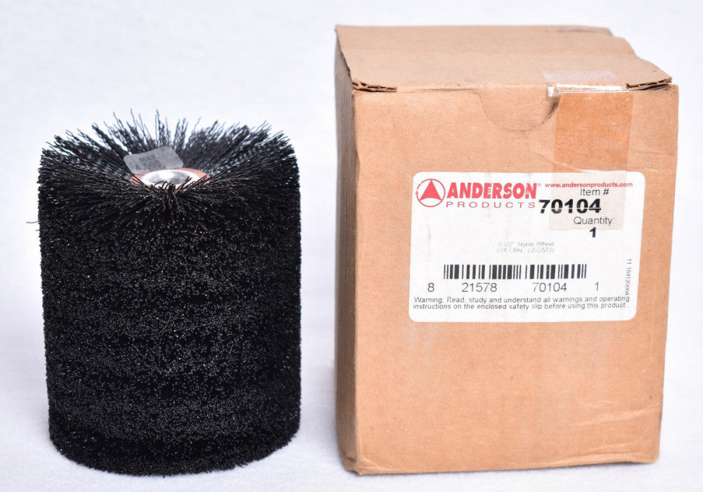 Anderson 3-1/2" x 3-1/2" x 1/2" Opening Nylon Wheel Brush  70104  JSS573