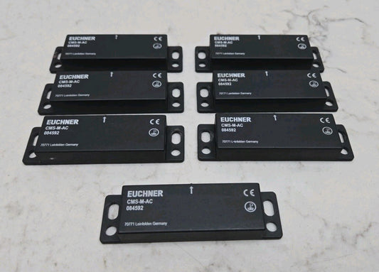 7 Pack Euchner CMS-M-AC Magnetic Safety Switch 084592 Used 