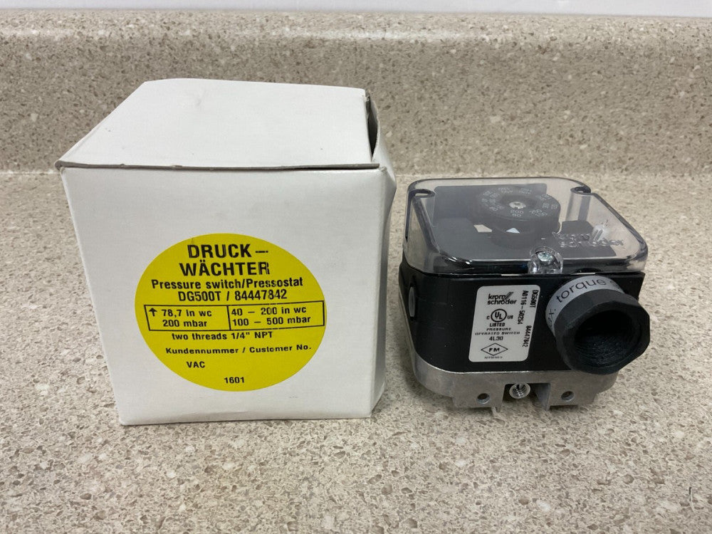 Krom Schroder DG500T 1/4"NPT NEW