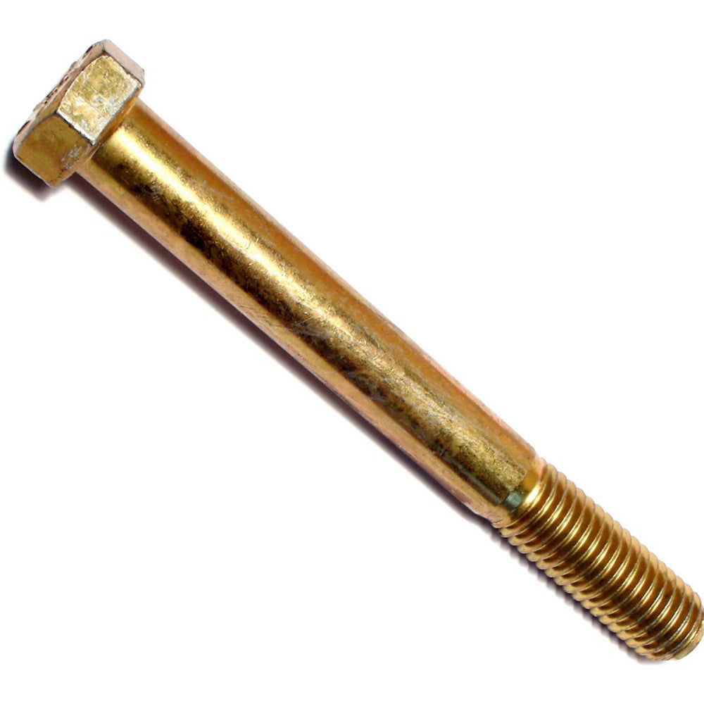 014973254193 Grade 8 Coarse Hex Cap Screws, 9/16-12 x 5, Piece-10, Yellow