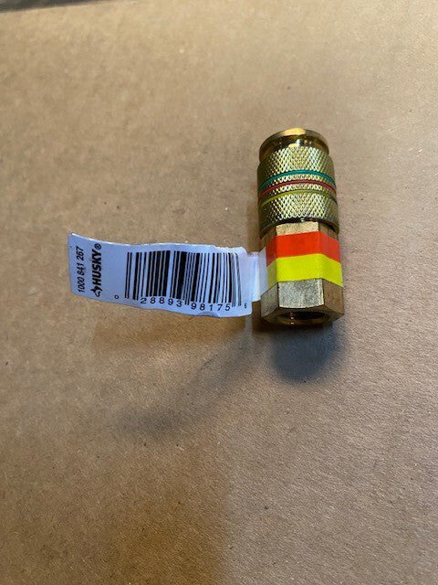 Husky 1/4 inch U x 1/4 inch MNPT Steel Coupler - BUY MORE & SAVE!!!
