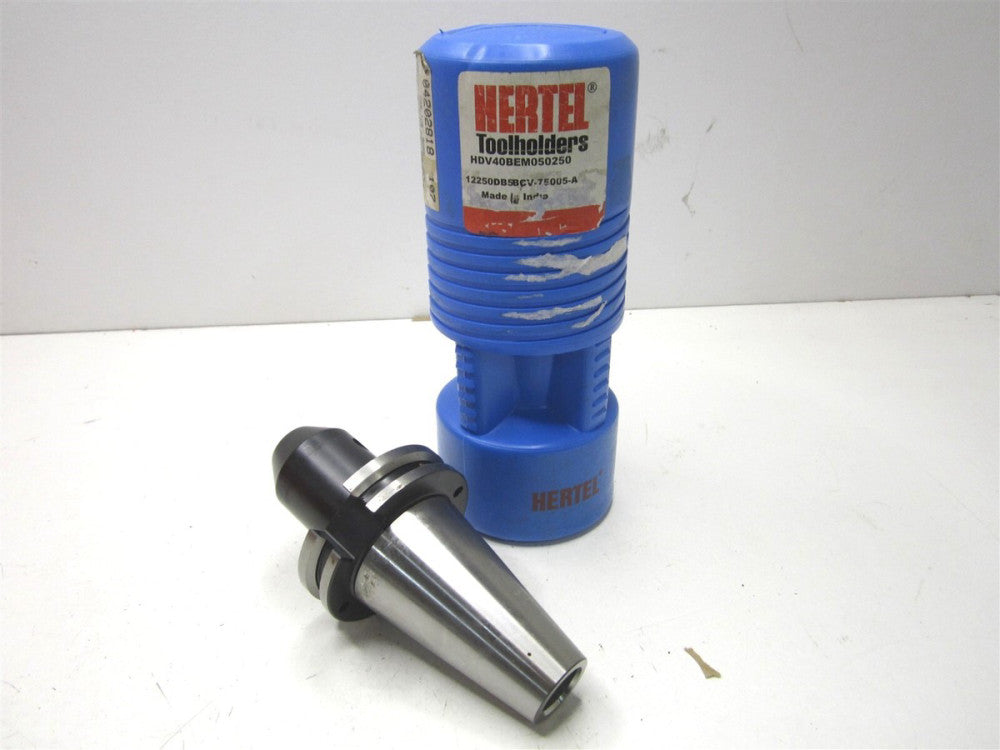 HDV40BEM050250 40 V-Flange Taper Mount 5/8″ Bore Coolant Through End Mill Holder