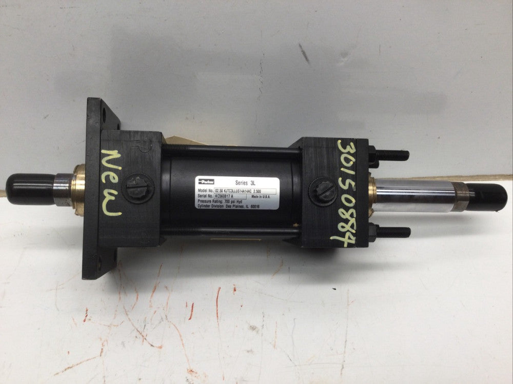 PARKER CYLINDER 02.50 KJTC3LLUS14A14AC 2.500 PR: 700 PSI HYD