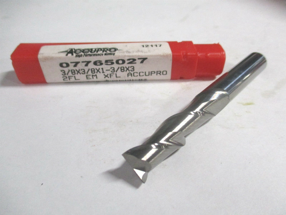 (12181791) 3/8" x 1-3/8" x 3/8" x 3" OAL Solid Carbide 2 Flute Square End Mill 