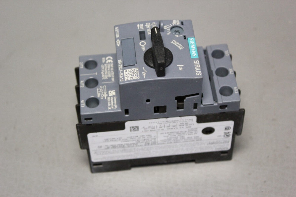 SIEMENS MOTOR PROTECTION CIRCUIT BREAKER 3RV2021-1KA10