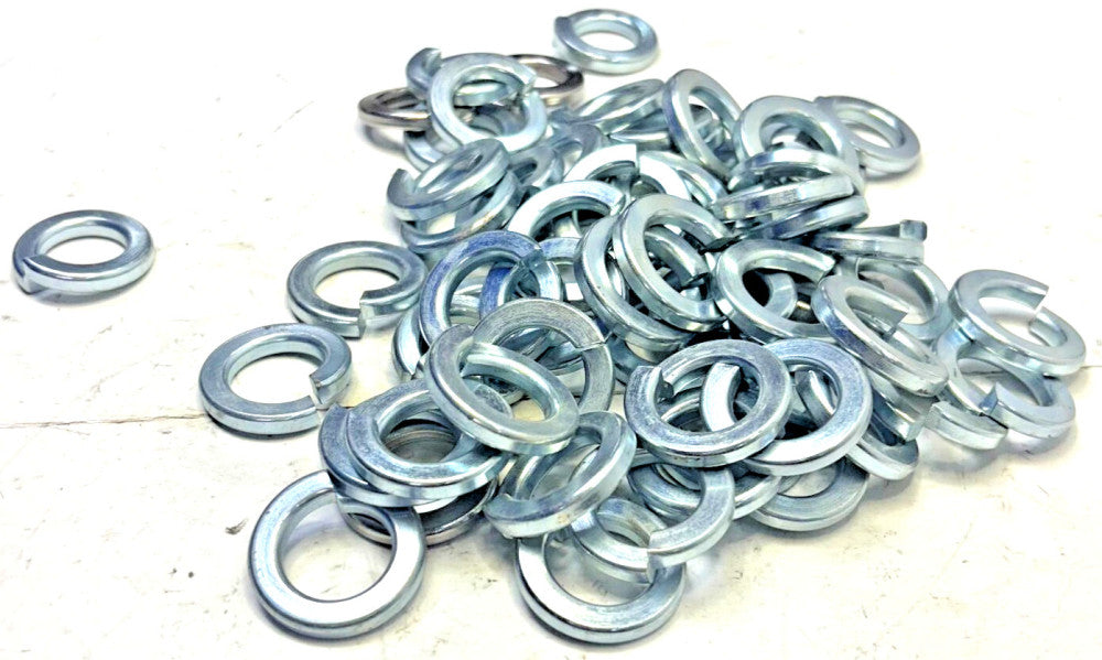 MEDIUM SPLIT LOCK WASHERS LOT OF 63 SIZE 7/8IN  STAINLESS STEEL