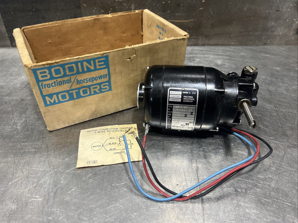 Bodine Electric Co Nci-12r Gear Motor Nos Surplus