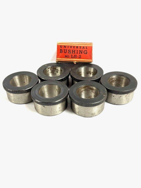 UNIVERSAL TAPER INDEX PLUNGER BUSHING LB-2 (LOT OF 6)